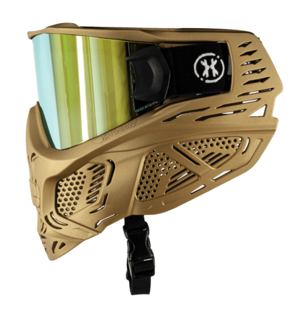 HK Army HSTL Skull Goggle - Metallic Gold - Airsoft Face Protection - view 2