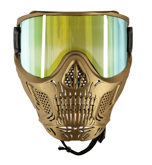 HK Army HSTL Skull Goggle - Metallic Gold - Airsoft Face Protection - view 3