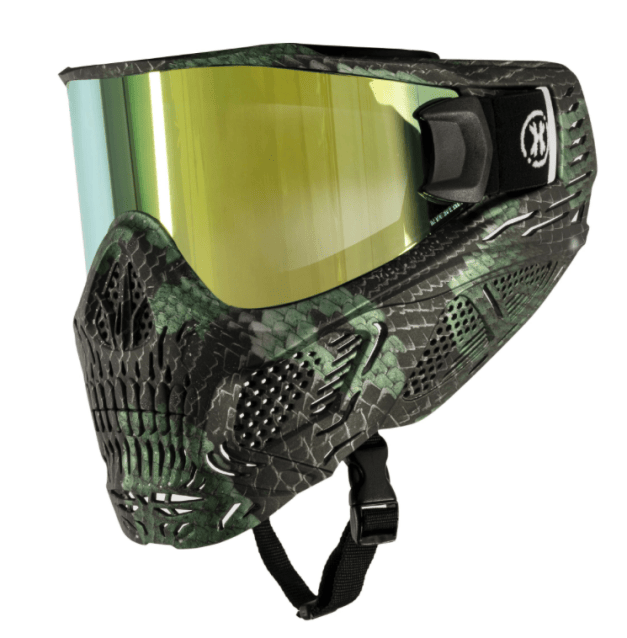 HK Army HSTL Skull Goggle - Snake Green - Airsoft Face Protection