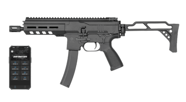 Double Eagle M924 DMP-9 SMG (Kestrel Basic ETU - Black - Airsoft Guns