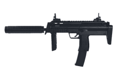 Well R4 AEG Sub-Machine with Silencer (Full Metal - Long Mag. - R4-BLACK)