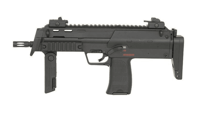 Well R4 AEG Sub-Machine with Silencer (Full Metal - Long Mag. - R4-BLACK) - Well - view 2