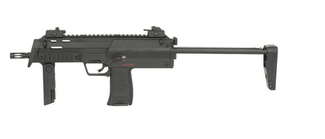 Well R4 AEG Sub-Machine with Silencer (Full Metal - Long Mag. - R4-BLACK) - Well - view 4