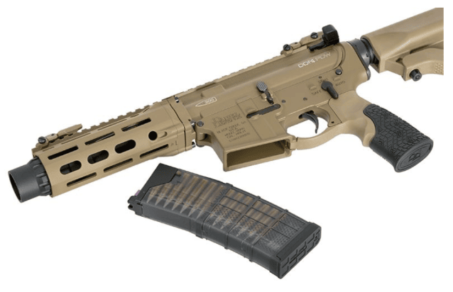 Daniel Defense x EMG DDM4 PDW SBR Gas Blowback Rifle by Cyma CGS (Tan) - EMG - view 7