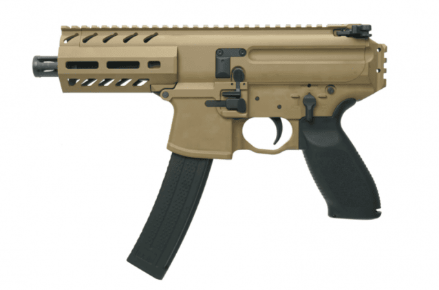 AA/APFG MPX-K Gas Blowback Rifle (Tan) - Airsoft Guns