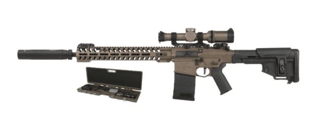 Ares x Amoeba AR308L - Deluxe Version - AEG Rifle (Bronze - AR-099E-Deluxe) - Ares Airsoft