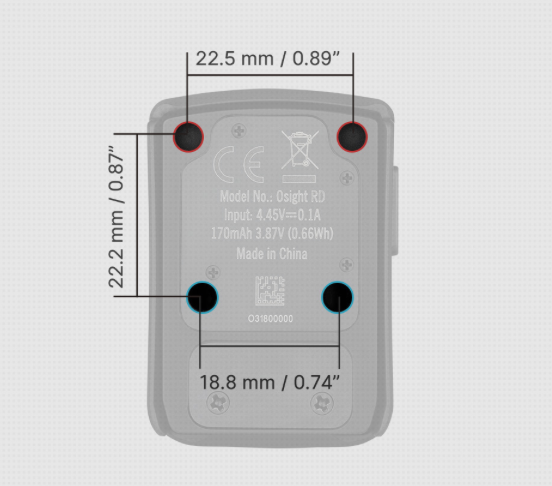 Osight 3 MOA with Magnetic Charging Cover (RED) - New Airsoft Products - view 8