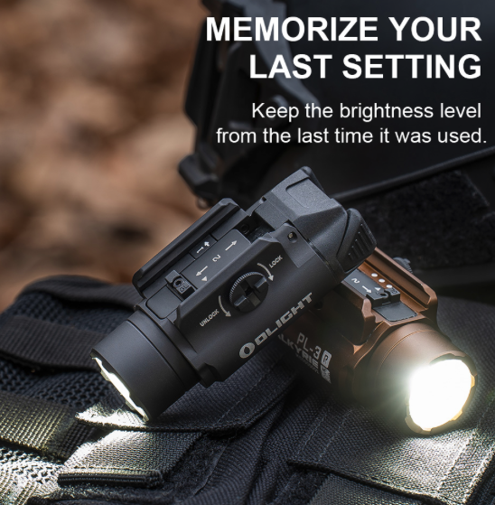 PL-3R Valkyrie Rechargeable Rail Mounted Tactical Light (Black) - Classic Airsoft Guns - view 3