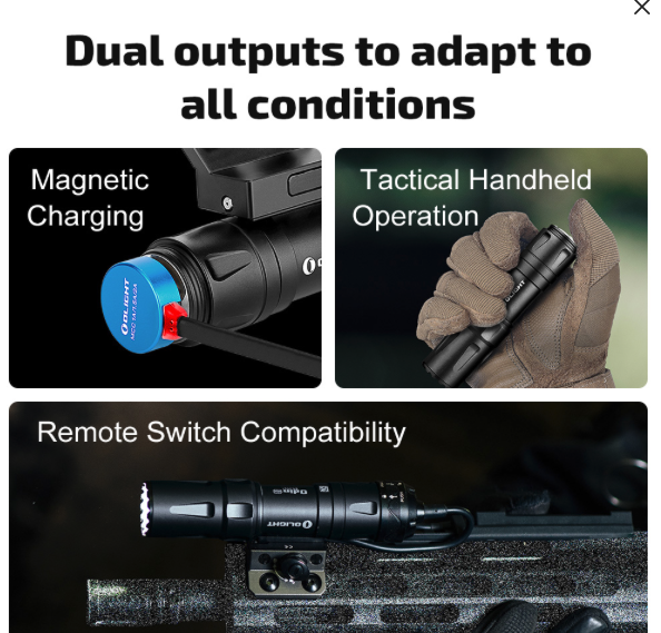 Odin Mini 1250 Lumens Ultra Compact M-Lok Mount LED Light (Black) - Classic Airsoft Guns - view 3