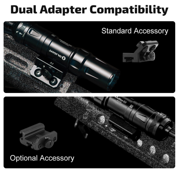 Odin Mini 1250 Lumens Ultra Compact M-Lok Mount LED Light (Black) - Classic Airsoft Guns - view 5
