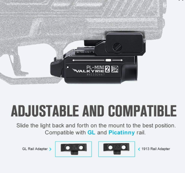 PL-MINI 2 Valkyrie Compact Rechargeable PL Light - Airsoft Brands - view 2