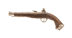 HFC Pirate Flintlock Gas Pistol (18th Century - HG-502GN - Gold)
