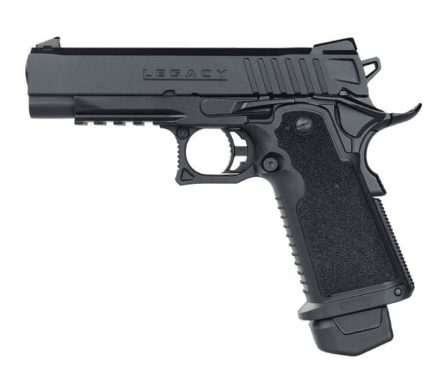 ICS Hi-Capa LEGACY Gas BlowBack Pistol (Black) - Airsoft Guns
