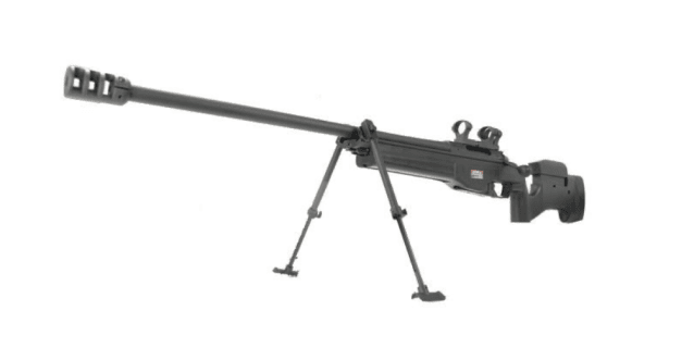 Ares Mid-Range Gas Bolt Action Sniper Rifle with Scope and Bipod (MSR-009-BK) - Airsoft Guns