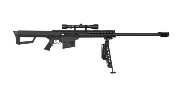 Galaxy - M82A1 Bolt Action Sniper Rifle with Scope and Bipod (Black - G31C) - Airsoft Guns - view 2