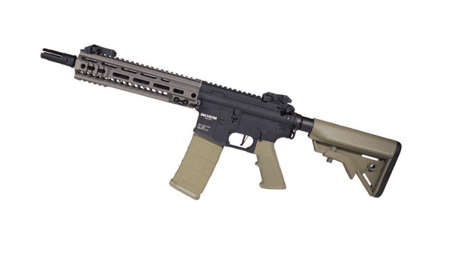 Rossi M4 Neptune SEAL AEG with Mosfet (Programmable Trigger - Tan) - All AEG Airsoft Rifles - view 4