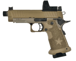 Staccato Licensed C2 Compact 2011 Gas Blowback T8 Airsoft Pistol (R612-5A - Tan)