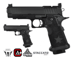 Staccato Licensed P 2011 Gas Blowback T8 Airsoft Pistol (R611-3A)