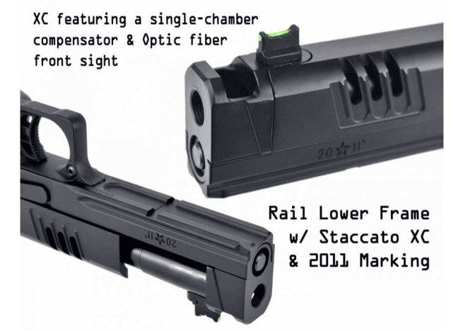 Staccato Licensed XC 2011 Gas Blowback T8 Airsoft Pistol (R618A) - Airsoft Guns - view 4