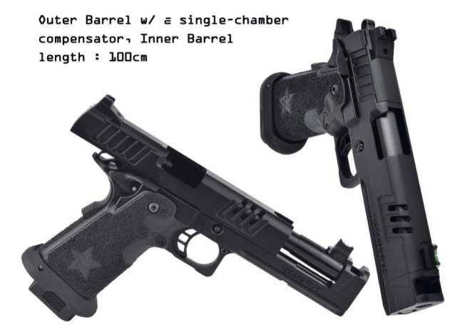 Staccato Licensed XC 2011 Gas Blowback T8 Airsoft Pistol (R618A) - Airsoft Guns - view 5