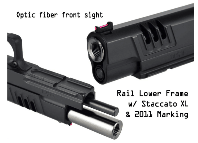 Staccato Licensed XL 2011 Gas Blowback T8 Airsoft Pistol (R611A) - Airsoft Guns - view 4