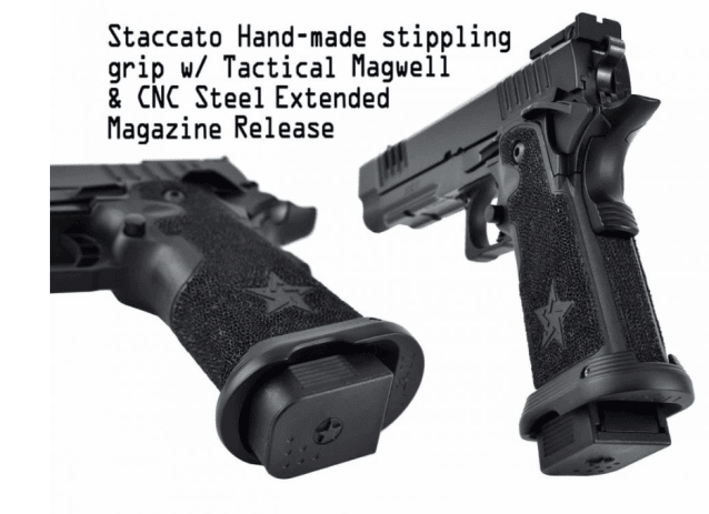 Staccato Licensed XL 2011 Gas Blowback T8 Airsoft Pistol (R611A) - Airsoft Guns - view 6