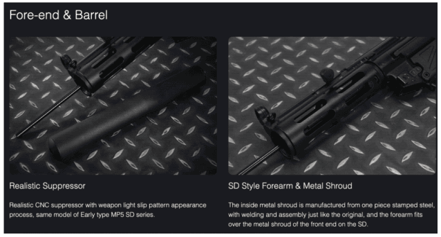 Umarex MP5SD3 Gas Blowback SMG (V2 / Gen2) - Airsoft Guns - view 3
