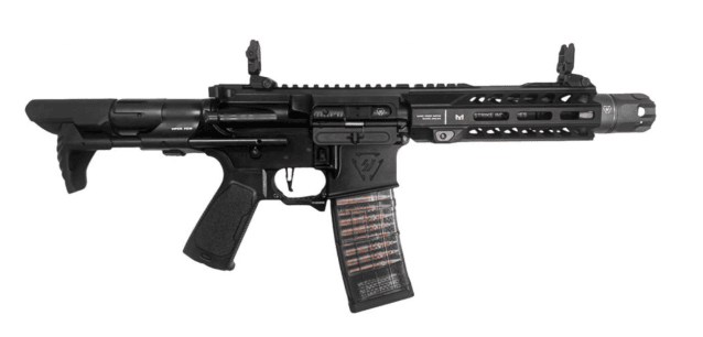 Strike Industries x EMG 7 AR Strike Oppressor M4 Short Barrel Gas Blowback by Cyma (MWS - SI.1302 BK) - EMG - view 3