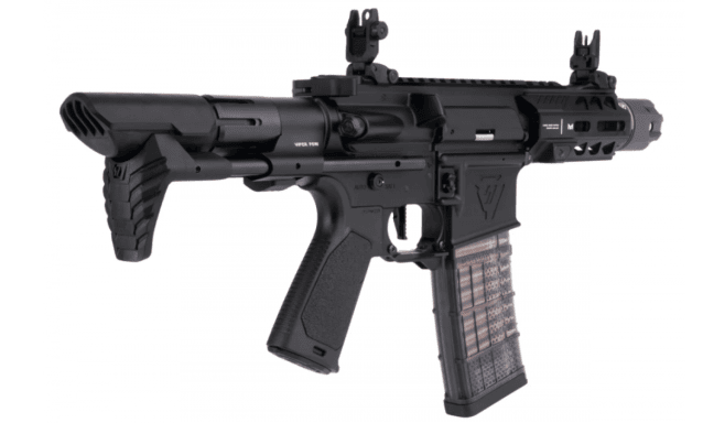 Strike Industries x EMG 4 AR Strike Oppressor M4 Short Barrel Gas Blowback by Cyma (MWS - SI.1301 BK) - EMG - view 4