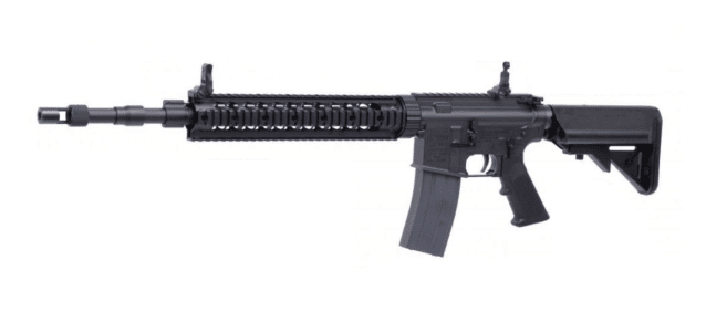 Colt x EMG MK12 MOD1 18 Gas Blowback Rifle by Cyma CGS (MWS - Black - COLT.1006) - EMG