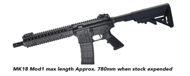 Colt x EMG M4 10.5 Gas Blowback Rifle by Cyma CGS (MWS - Daniel Defense Rail - COLT.1001) - EMG - view 3