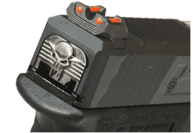 WE Custom 34 Series Pistol (Black Slide and Silver Barrel - Black) - Airsoft G Series / EU Series - view 2