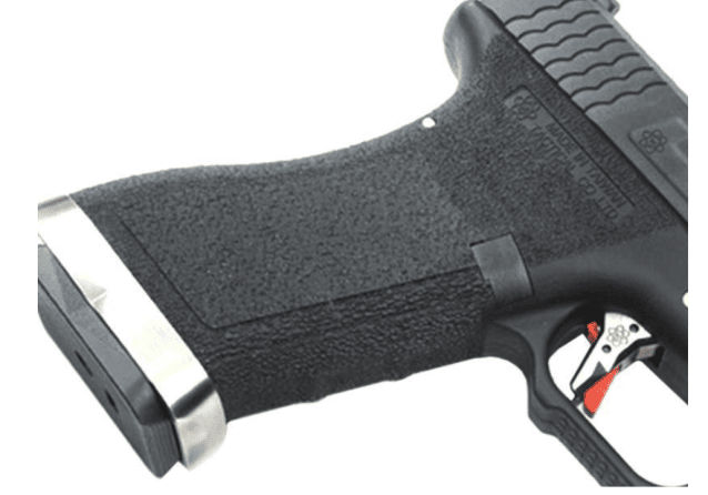 WE Custom 34 Series Pistol (Black Slide and Silver Barrel - Black) - Airsoft G Series / EU Series - view 4