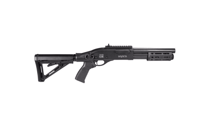 Secutor M870 Velites Invicta Gas Shotgun (M-lok - G-III - Black) - Secutor