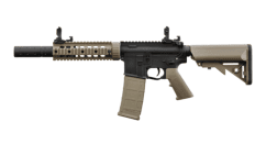 NUPROL DELTA PIONEER M4SD AEG RIFLE (BLACK / FDE)