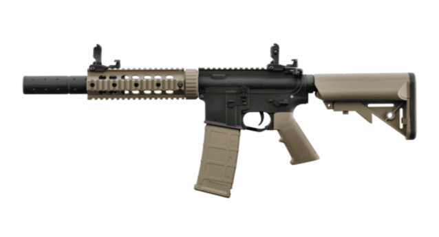 NUPROL DELTA PIONEER M4SD AEG RIFLE (BLACK / FDE) - New Airsoft Products
