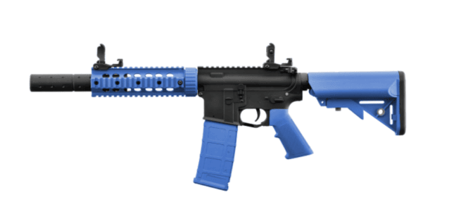 NUPROL DELTA PIONEER M4SD AEG RIFLE (BLACK / BLUE) - New Airsoft Products