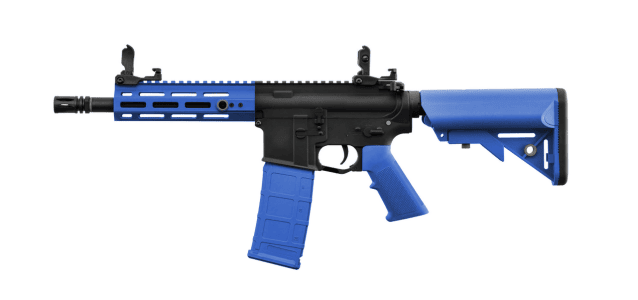 Nuprol Pioneer 7" JACKEL AEG Rifle (Blue) - Two Tone Airsoft Gun