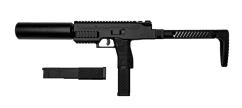 VMP-1X GAS SMG BLACK Includes Supressor and extra Mag