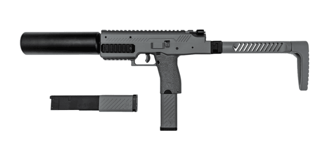 VMP-1X GAS SMG Grey Includes Suppressor and Extra Mag - Airsoft Guns - view 3