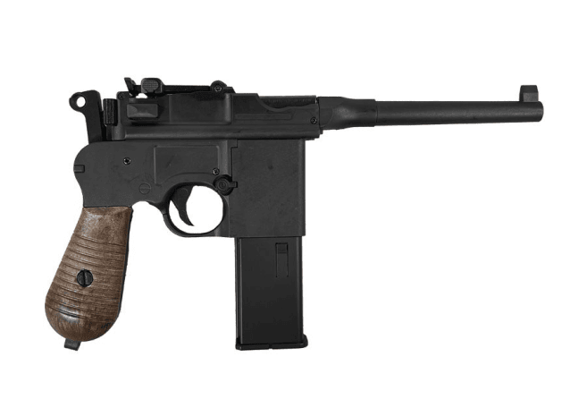 Well G196 WWII Mauser Pistol (Co2 Powered) Non Blowback - All Airsoft Gas Pistols - view 2