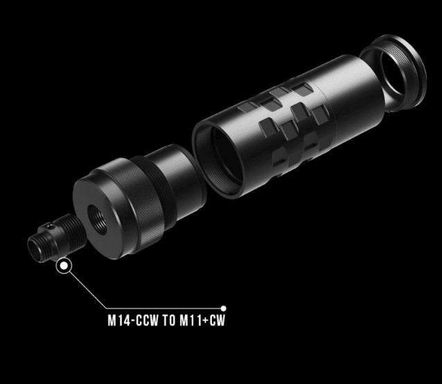 E-Shooter Suppressor & Tracer Housing for Flare M Type B (C201) - New Airsoft Products - view 4