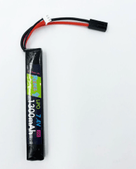 Rebel Battery - 1300mAh Lipo 7.4V 20C Stick - Mini Tamiya
