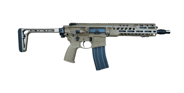 Salvo Precision MCX 10.5 Spear LT CSAW GBBR (MWS - G104-3A TAN) - Airsoft Guns - view 2