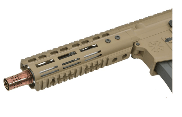 Noveske x EMG N4 Ghetto Blaster 7 MWS Gen3 GBBR (by Double Eagle - G102A TAN) - New Airsoft Products - view 3