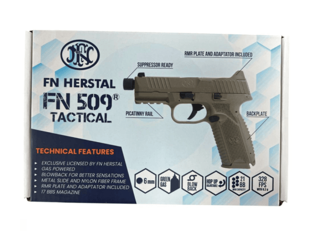 FN Herstal x EMG FN509 GBBP (C006 BK) - New Airsoft Products - view 2