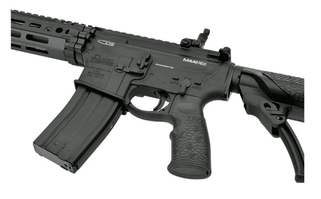 Golden Eagle x EMG DD4 M4A1 FSP RIII GBBR 14.5 (Black - MC6586M) - New Airsoft Products - view 5