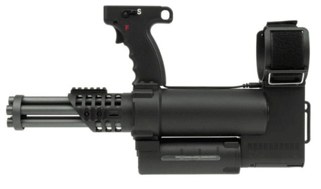 Well PRO Micro Rotary Arm-Mounted Minigun (WE23-L) - New Airsoft Products