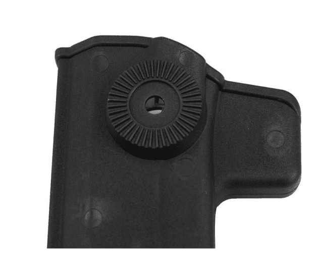 WoSport Hi-Capa Quick Release Airsoft Holster (Black) - airsoft Lock In Style holster - view 3
