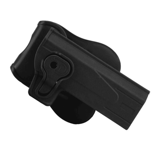 WoSport Hi-Capa Quick Release Airsoft Holster (Black) - airsoft Lock In Style holster - view 2